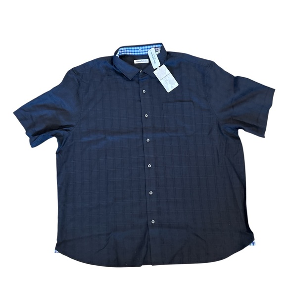 Tommy Bahama Other - Tommy Bahama Men’s Size 2XLB Short Sleeve Costa Capri Black Button Up NWT‎